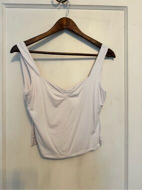 Women’s White Tank Top - Classic Scoop Neck